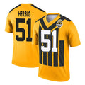 Jdoa P.Steelers #51 Nick Herbig Player Gold Legend Limited 1933 Throwback Performance Home Game Stitched Jerseys