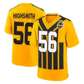 Jdoa P.Steelers #56 Alex Highsmith Player Gold Limited 1933 Throwback Home Game Stitched Jerseys