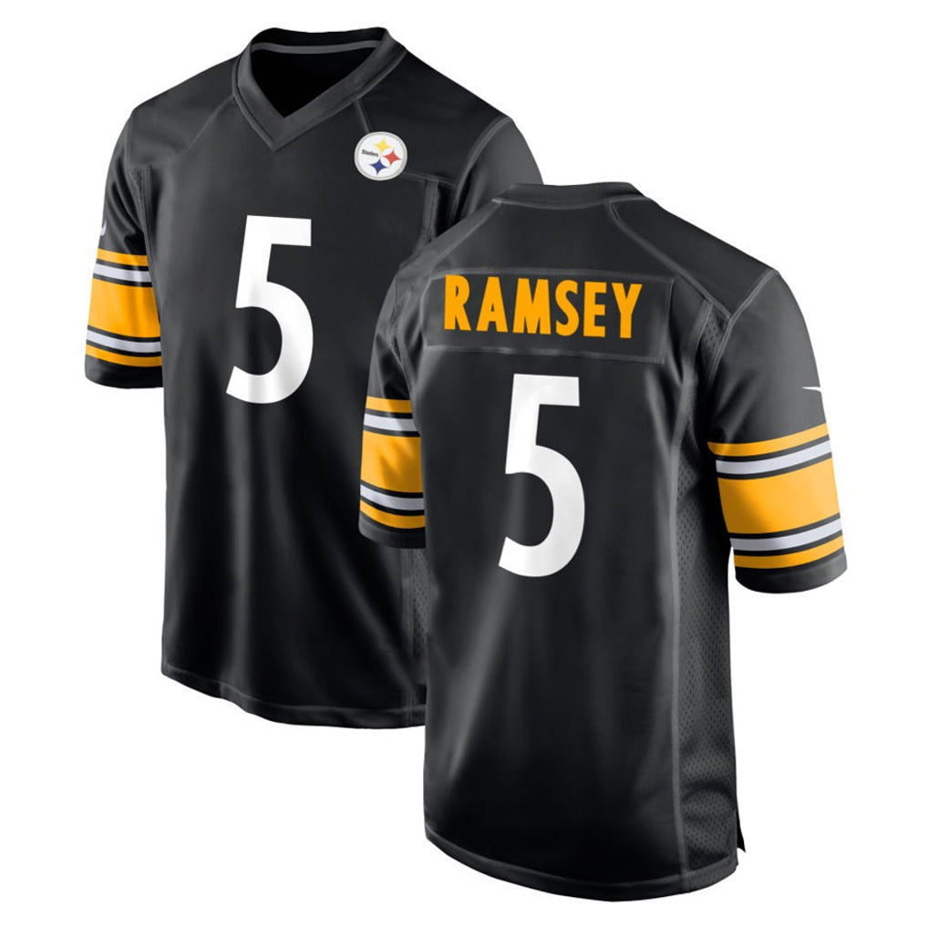 Jdoa P.Steelers #5 Jalen Ramsey Player Black Home Game Stitched Jerseys