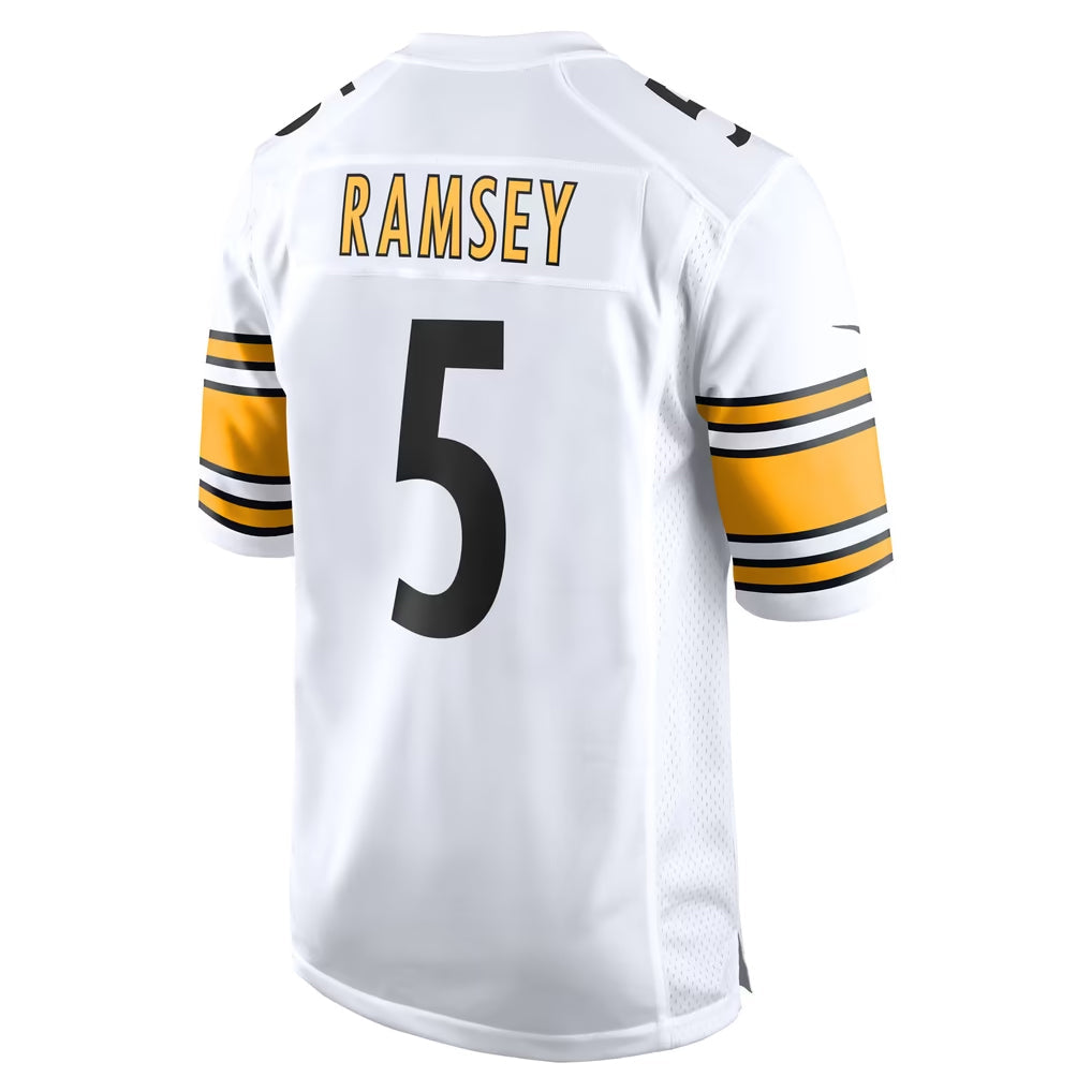 Jdoa P.Steelers #5 Jalen Ramsey Player White Home Game Stitched Jerseys