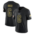 Jdoa P.Steelers #6 Patrick Queen Player Black Impact Limited Home Game Stitched Jerseys