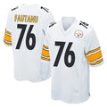 Jdoa P.Steelers #76 Troy Fautanu Player White Home Game Stitched Jerseys