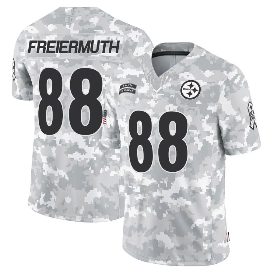 Jdoa P.Steelers #88 Pat Freiermuth Player Arctic Camo Salute to Service Limited Stitched Jerseys