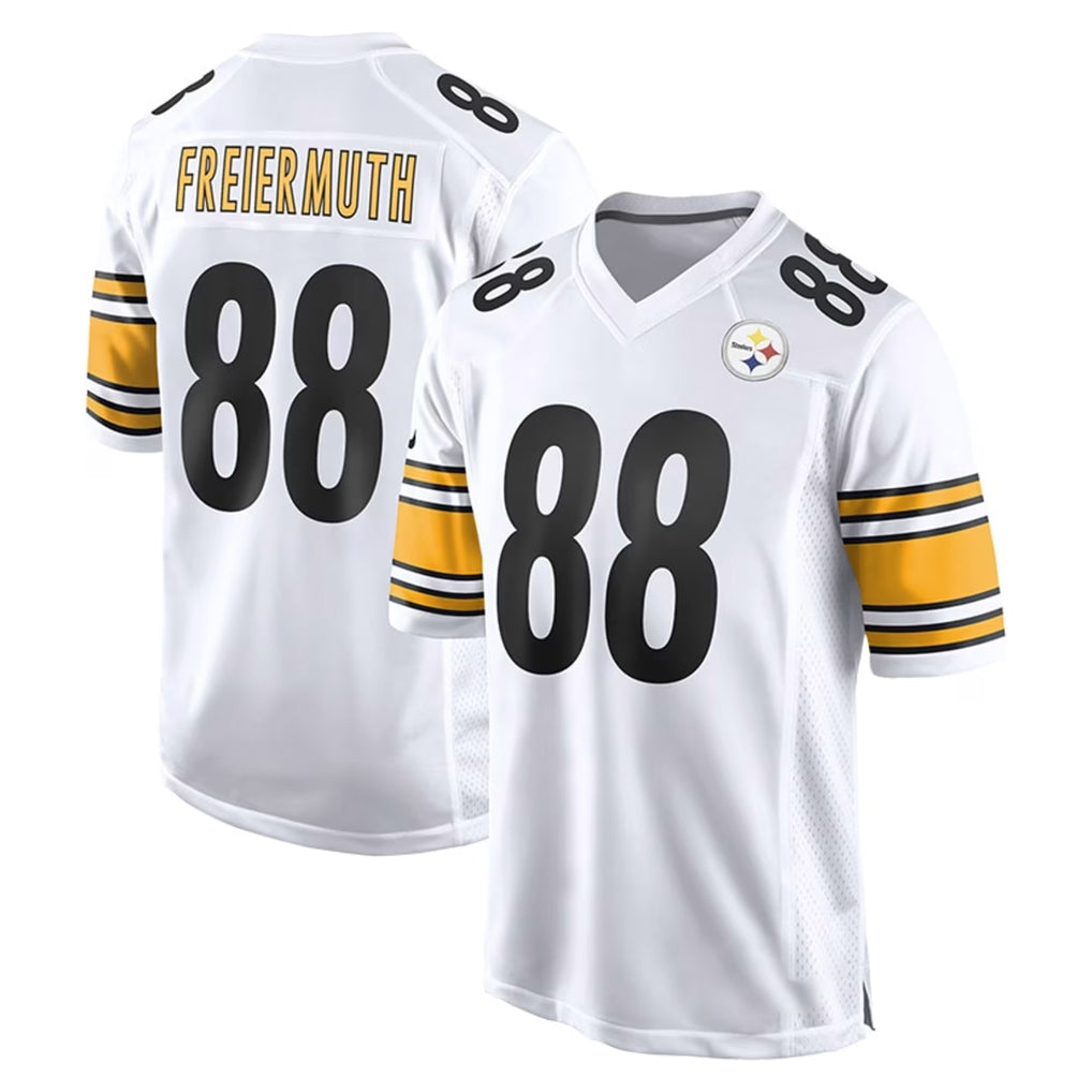 Jdoa P.Steelers #88 Pat Freiermuth Player White Home Game Stitched Jerseys