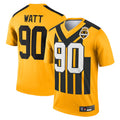 Jdoa P.Steelers #90 T.J. Watt Player Gold Alternate 1933 Throwback Legend Performance Top1 Stitched Jerseys