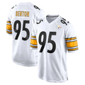 Jdoa P.Steelers #95 Keeanu Benton Player White Home Game Stitched Jerseys