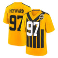 Jdoa P.Steelers #97 Cameron Heyward Player Gold Limited 1933 Throwback Home Game Stitched Jerseys
