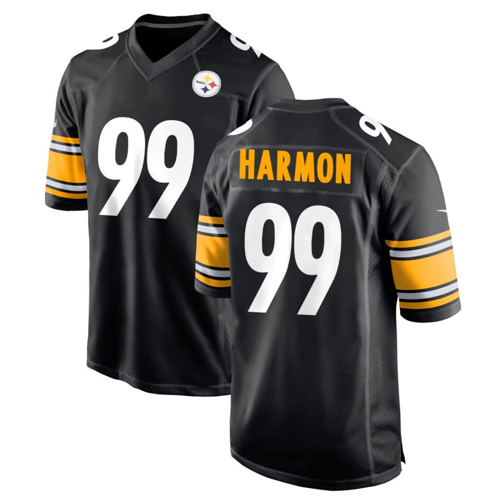 Jdoa P.Steelers #99 Derrick Harmon Player Black Home Game Stitched Jerseys