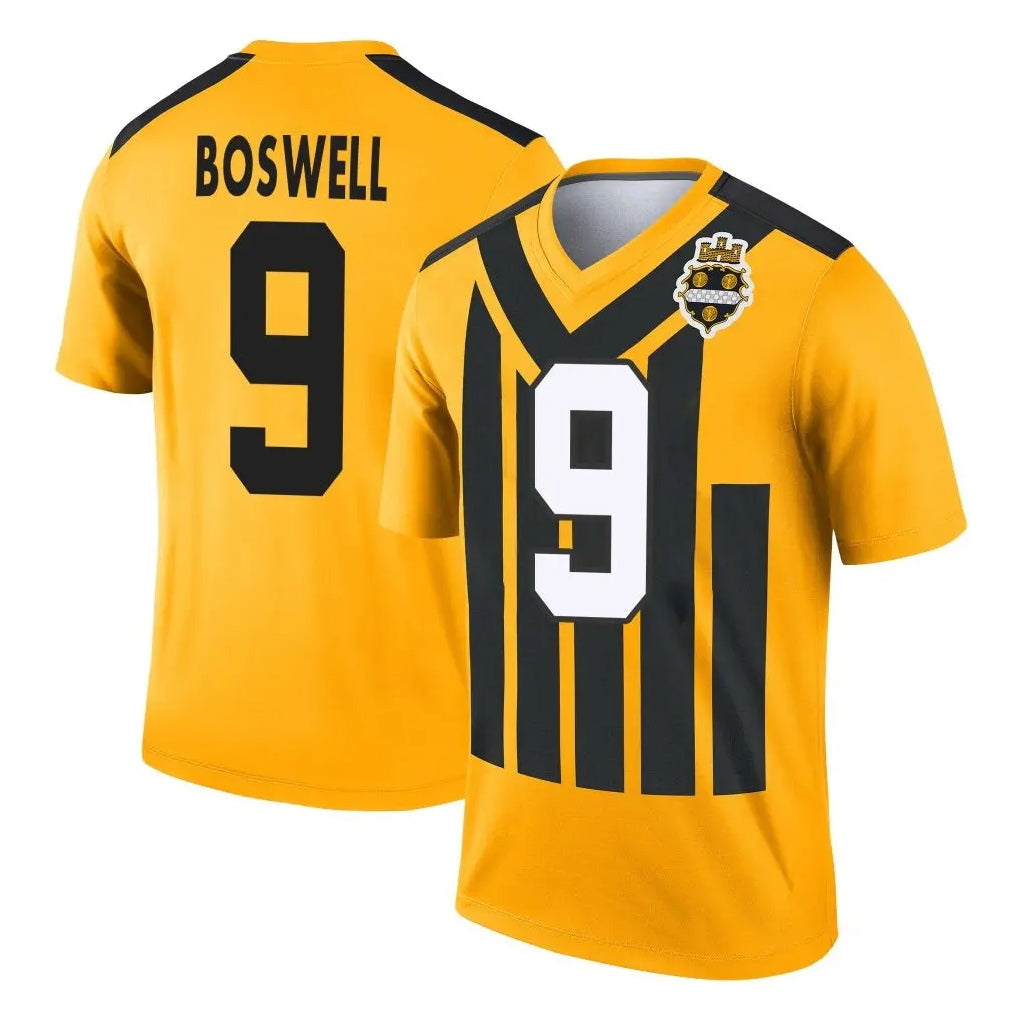 Jdoa P.Steelers #9 Chris Boswell Player Gold Legend Limited 1933 Throwback Performance Home Game Stitched Jerseys