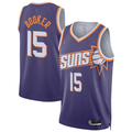 Jdoa P.Suns #15 Devin Booker Purple Swingman Player Jerseys - Icon Edition