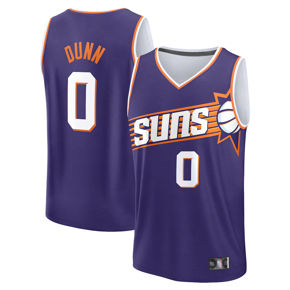 Jdoa P.Sunss #0 Ryan Dunn Fanatics Purple 2024 Draft Fast Break Player Jerseys - Icon Edition
