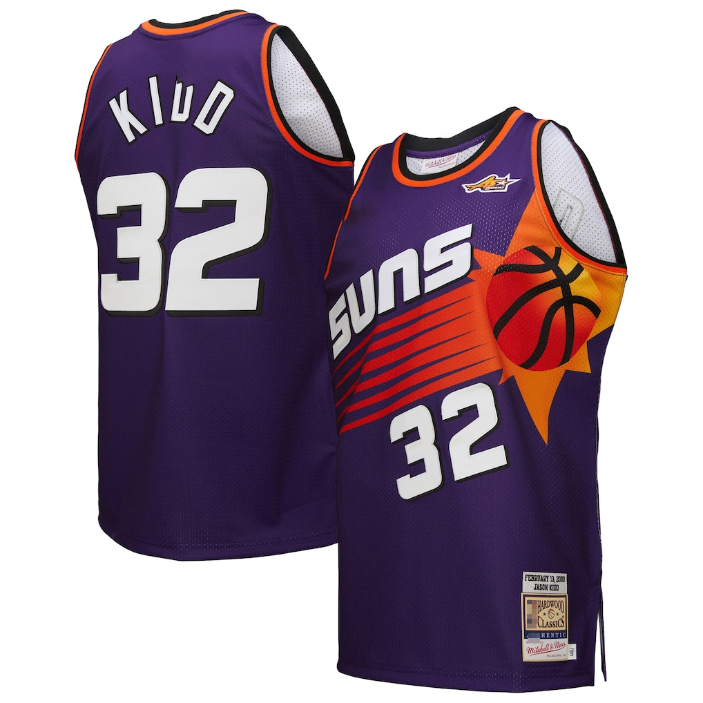 Jdoa P.Sunss #32 Jason Kidd Mitchell & Ness Purple 2000 All-Star Game Authentic Jerseys