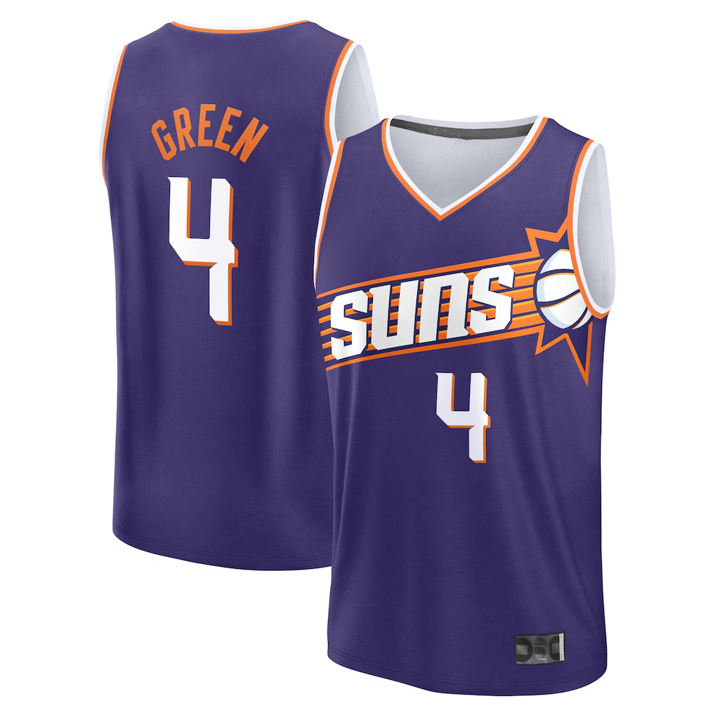 Jdoa P.Sunss #4 Jalen Green Fanatics Purple Fast Break Replica Jerseys - Icon Edition