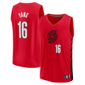 Jdoa PT.Blazers #16 Yang Hansen Fanatics Red Fast Break Replica Jerseys - Statement Edition