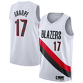 Jdoa PT.Blazers #17 Shaedon Sharpe White Swingman Player Jerseys - Association Edition