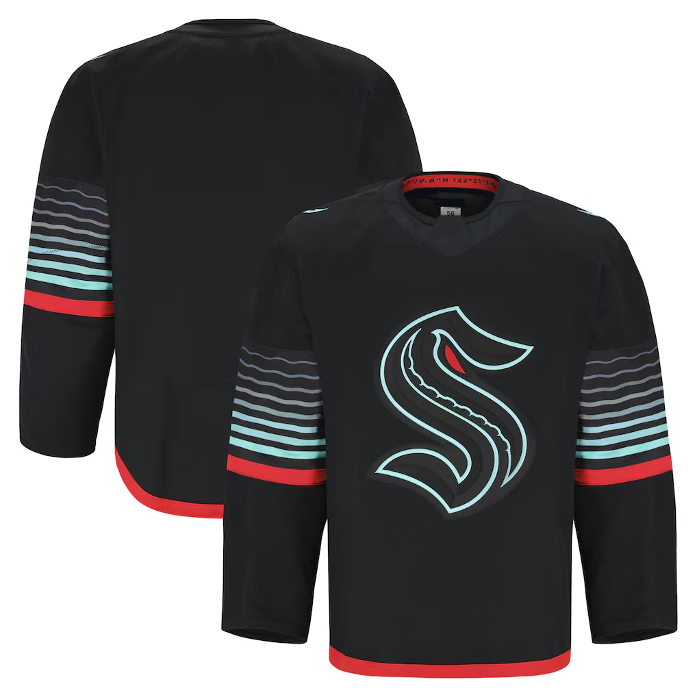 Jdoa S.Kraken Black Alternate Authentic Pro Jerseys