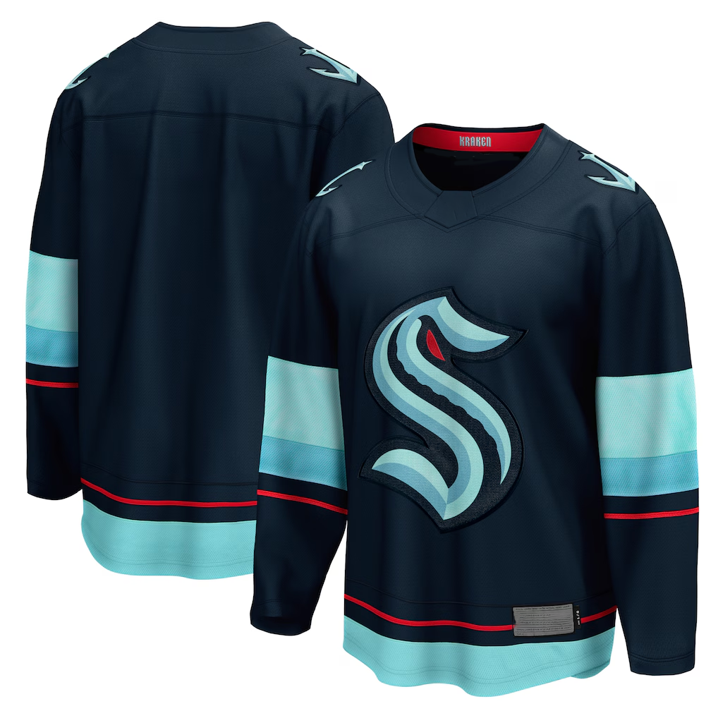Jdoa S.Kraken Deep Sea Blue Home Breakaway Jerseys