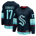 Jdoa S.Kraken #17 Jaden Schwartz Navy Home Breakaway Player Jerseys