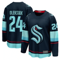Jdoa S.Kraken #24 Jamie Oleksiak Deep Sea Blue Home Breakaway Player Jerseys
