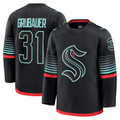 Jdoa S.Kraken #31 Philipp Grubauer Black Alternate Premium Player Jerseys