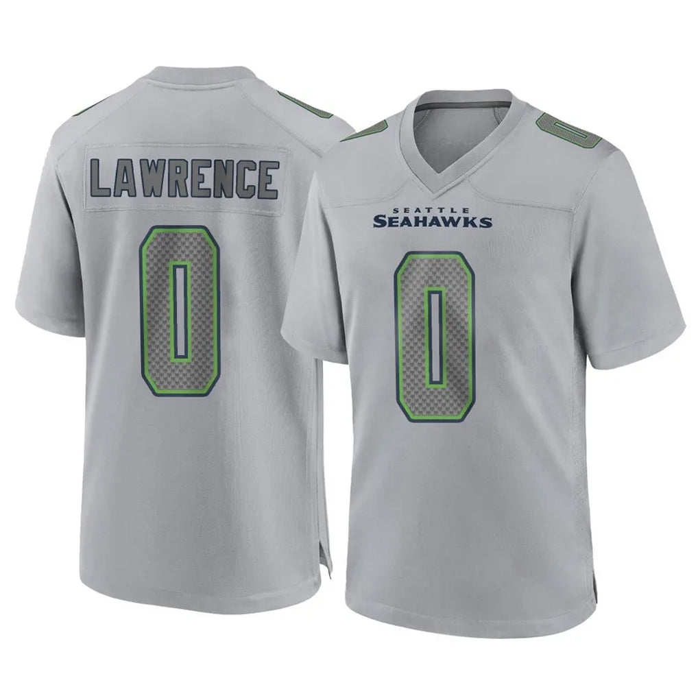 Jdoa S.Seahawks #0 DeMarcus Lawrence Player Gray Atmosphere Fashion Home Game Stitched Jerseys