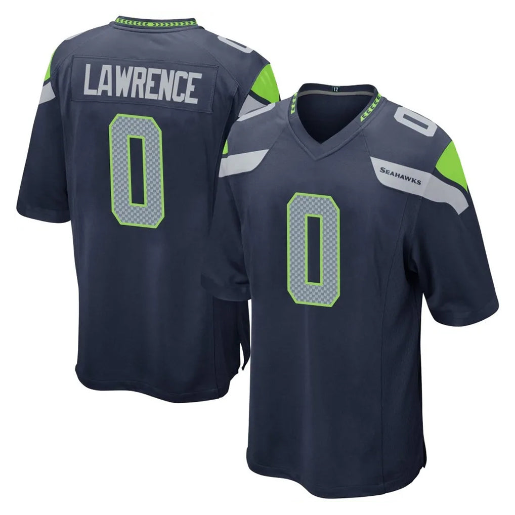 Jdoa S.Seahawks #0 DeMarcus Lawrence Player Navy Home Game Stitched Jerseys