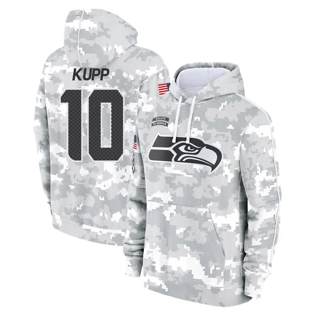 Jdoa S.Seahawks #10 Cooper Kupp Player Arctic Camo Limited Salute to Service Pullover Hoodies Game Stitched Jerseys