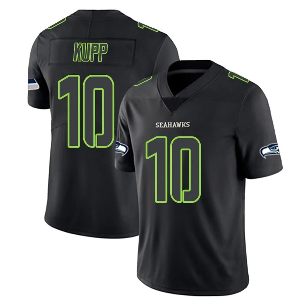 Jdoa S.Seahawks #10 Cooper Kupp Player Black Impact Limited Home Game Stitched Jerseys