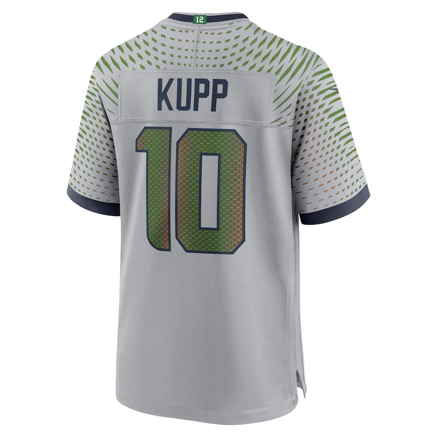 Jdoa S.Seahawks #10 Cooper Kupp Player Gray Rivalries Collection Game Stitched Jerseys