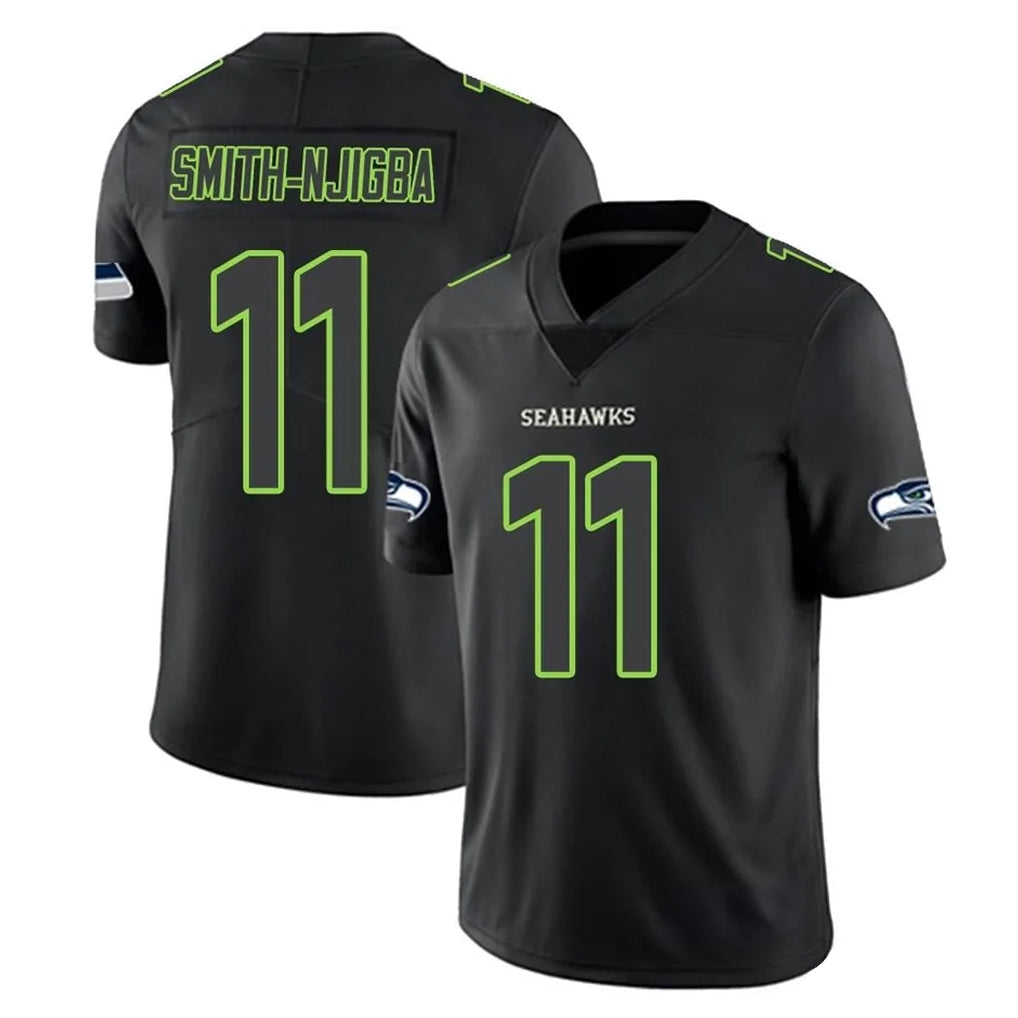 Jdoa S.Seahawks #11 Jaxon Smith-Njigba Player Black Impact Limited Home Game Stitched Jerseys