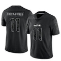 Jdoa S.Seahawks #11 Jaxon Smith-Njigba Player Black Limited Reflective Stitched Jerseys