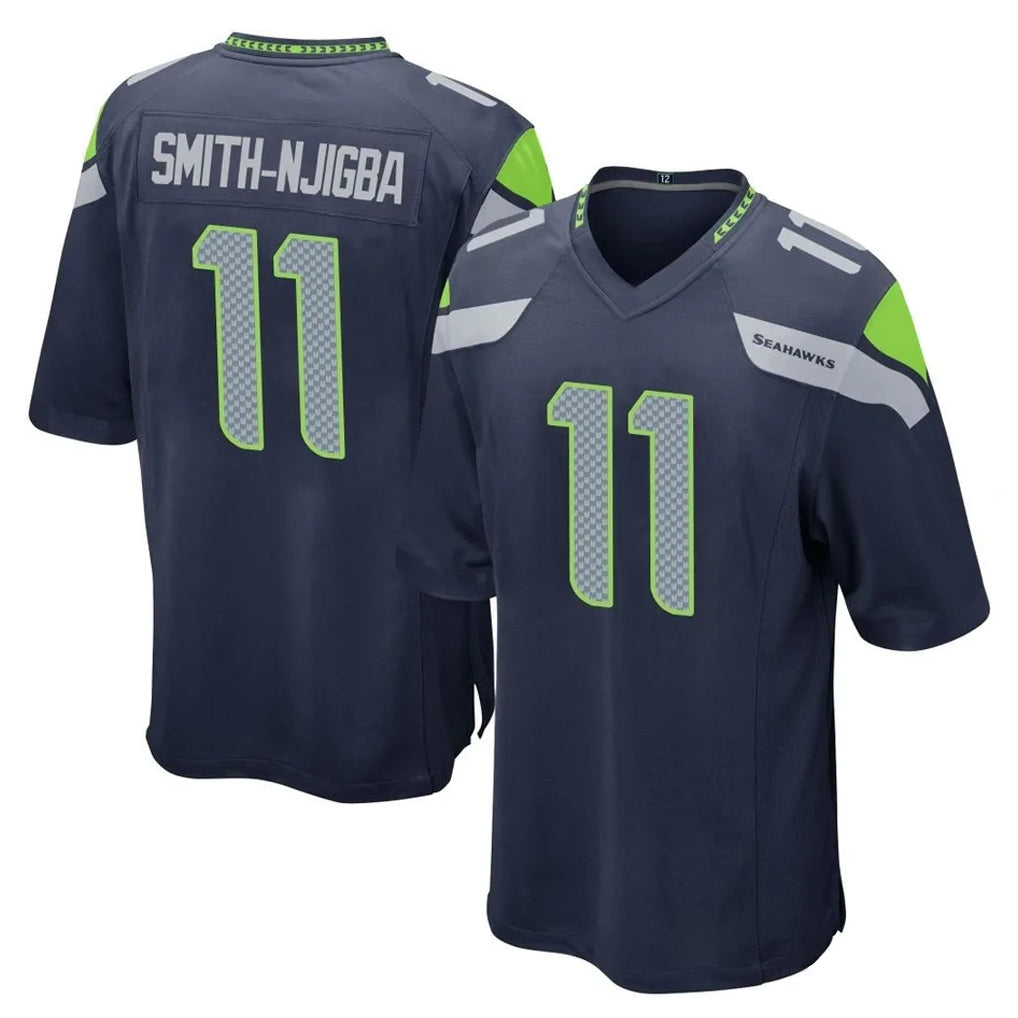 Jdoa S.Seahawks #11 Jaxon Smith-Njigba Player Navy Home Game Stitched Jerseys