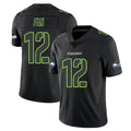 Jdoa S.Seahawks #12 12th Fan Player Black Impact Limited Home Game Stitched Jerseys