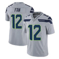 Jdoa S.Seahawks #12 12th Fan Player Gray Limited Vapor Untouchable Home Game Stitched Jerseys