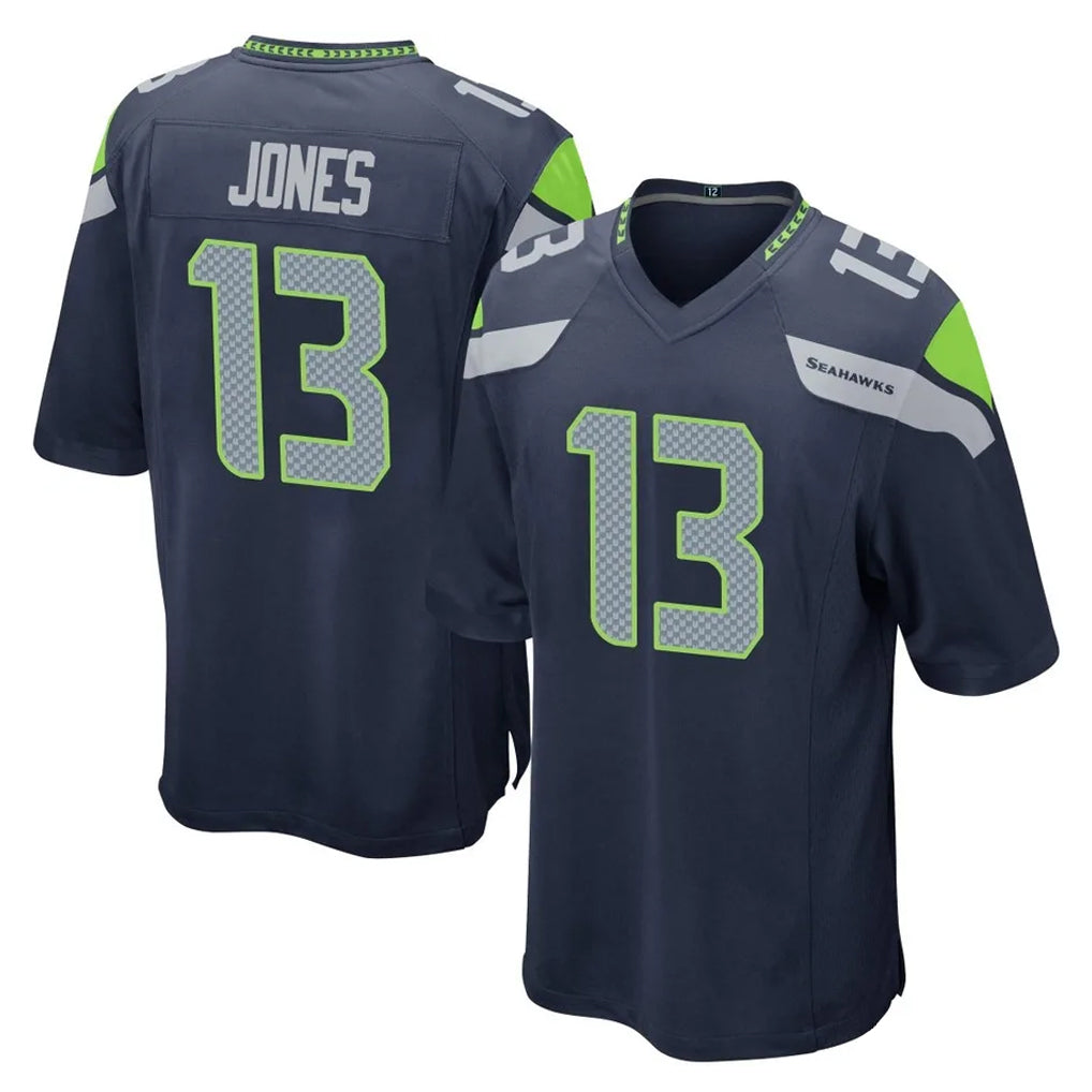 Jdoa S.Seahawks #13 Ernest Jones IV Player Navy Home Game Stitched Jerseys