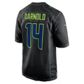 Jdoa S.Seahawks #14 Sam Darnold Black Fashion Game Stitched Jerseys