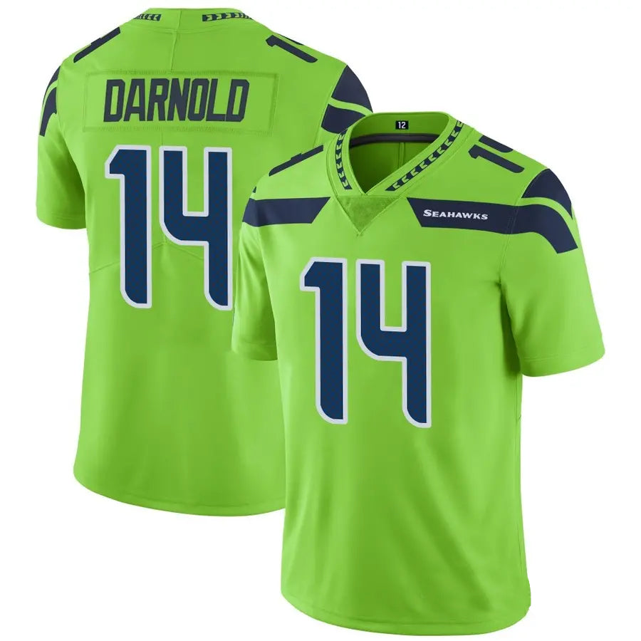 Jdoa S.Seahawks #14 Sam Darnold Player Green Vapor Limited Football Jerseys