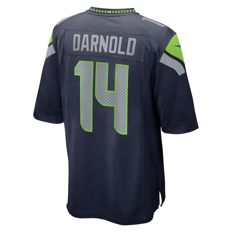 Jdoa S.Seahawks #14 Sam Darnold Player Navy Home Game Football Jerseys