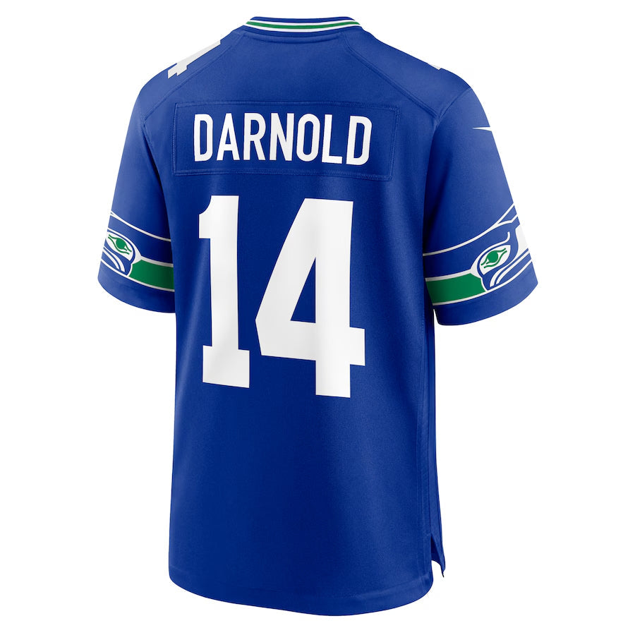 Jdoa S.Seahawks #14 Sam Darnold Player Royal Alternate Game Football Jerseys
