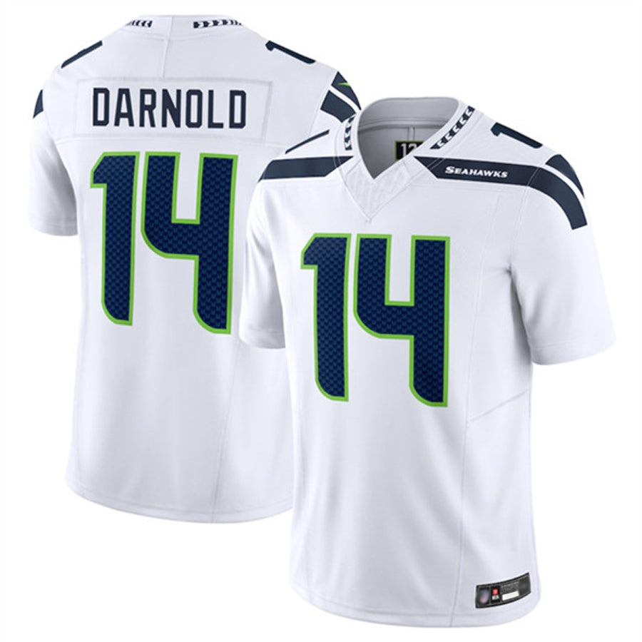 Jdoa S.Seahawks #14 Sam Darnold Player White Vapor F.U.S.E. Limited Football Jerseys