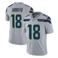 Jdoa S.Seahawks #18 Elijah Arroyo Player Gray Limited Vapor Untouchable Home Game Stitched Jerseys