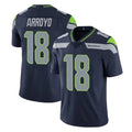 Jdoa S.Seahawks #18 Elijah Arroyo Player Navy Limited Vapor Untouchable Home Game Stitched Jerseys