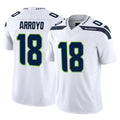 Jdoa S.Seahawks #18 Elijah Arroyo Player White Limited Vapor F.U.S.E. Home Game Stitched Jerseys