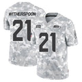 Jdoa S.Seahawks #21 Devon Witherspoon Player Arctic Camo Salute to Service Limited Stitched Jerseys