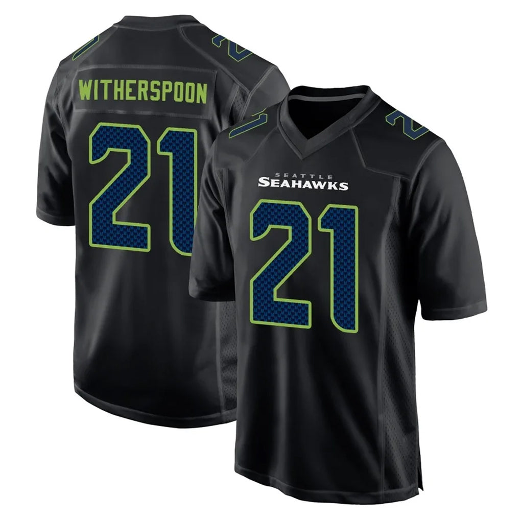 Jdoa S.Seahawks #21 Devon Witherspoon Player Black Limited Fashion Home Game Stitched Jerseys