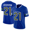 Jdoa S.Seahawks #21 Devon Witherspoon Player Royal Rivalries Vapor Limited Home Game Stitched Jerseys