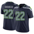 Jdoa S.Seahawks #22 Rashid Shaheed Player Navy Limited Vapor F.U.S.E. Home Game Stitched Jerseys