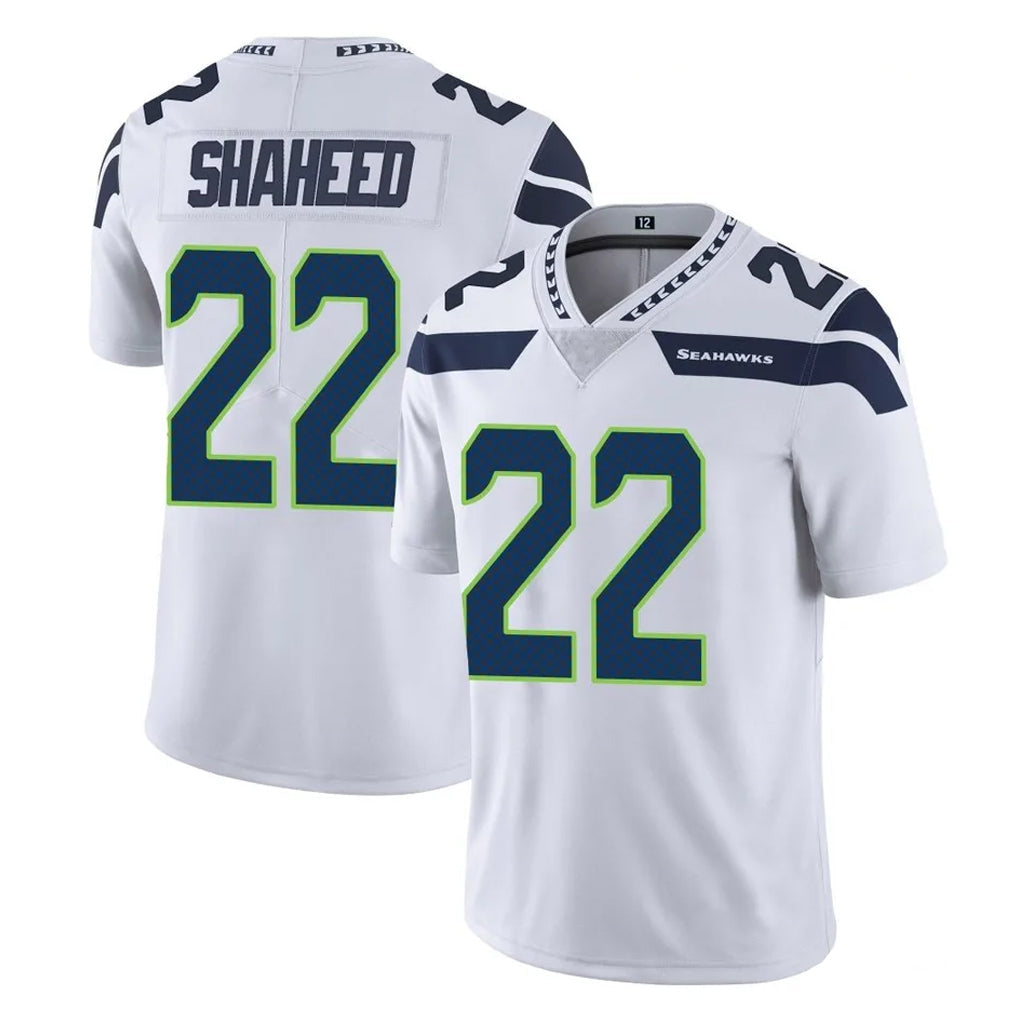 Jdoa S.Seahawks #22 Rashid Shaheed Player White Limited Vapor Untouchable Home Game Stitched Jerseys