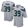 Jdoa S.Seahawks #39 Ty Okada Player Gray Home Game Stitched Jerseys