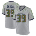Jdoa S.Seahawks #39 Ty Okada Player Grey 2025 Rivalries Collection Home Game Stitched Jerseys